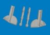 Eduard 6481171 Supermarine Spitfire Mk.I / Mk.II / Mk. Va / Mk.Vb - Undercarriage Legs (3D-Printed / for Eduard Kits) 1/48
